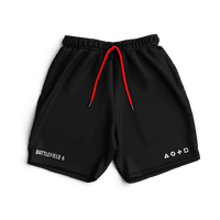 Battlefield 6 Black Gym Shorts