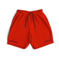 Battlefield 6 Heat Sig Orange Gym Shorts