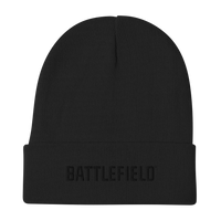 Black beanie with 'YRDZ' logo on a white background